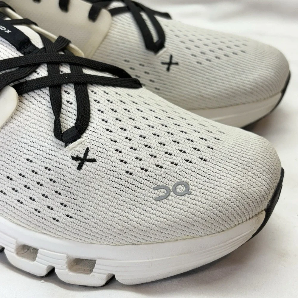 On Cloud X 4 Running Shoes Men's Size US 11.5 Ivory/Black (3ME30040791) Sneakers